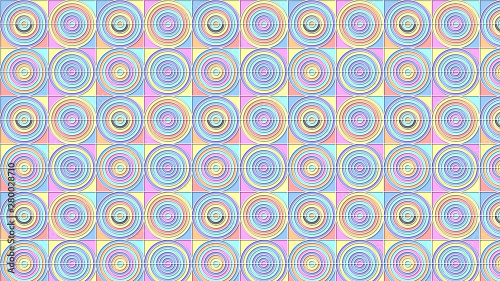 seamless pattern with circles seamless pattern with circles