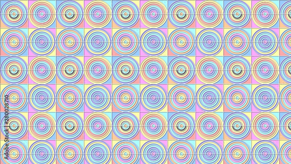 seamless pattern with circles