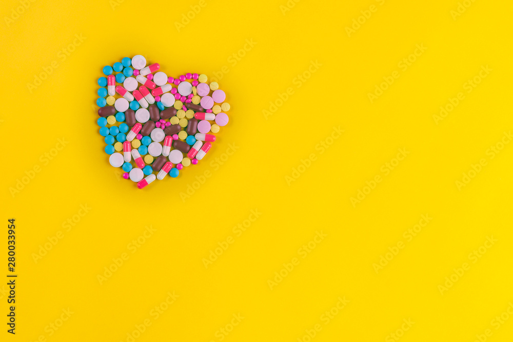 pills heart shape pills heart shape
