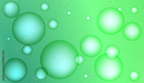 Abstract illustration with blurred drops. For flyer, brochure, booklet and websites design Bright Gradient Color Vector illustration.