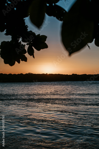 sunset in beach