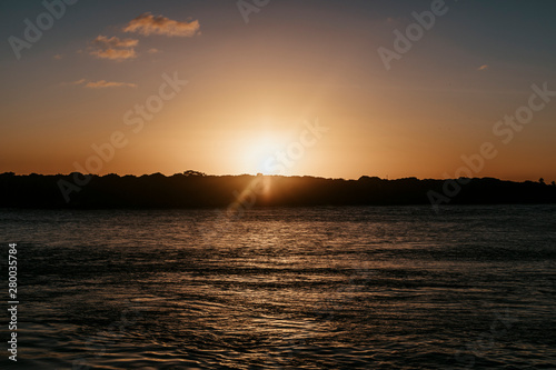 sunset in beach