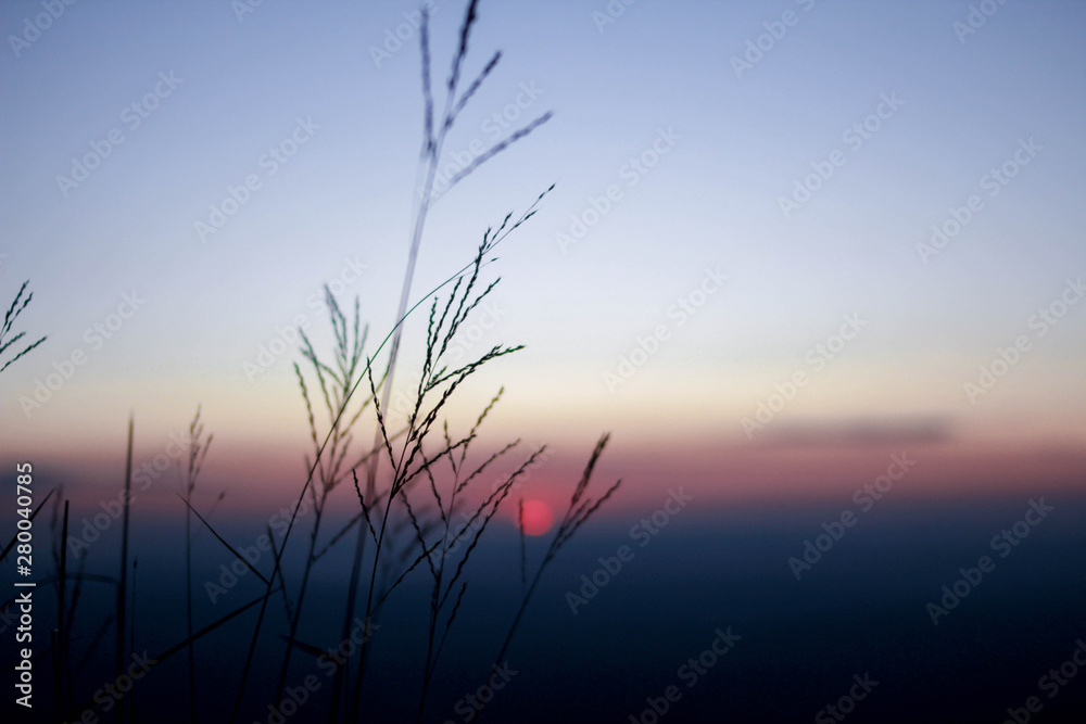 Fototapeta premium Sunrise at Khao Kho