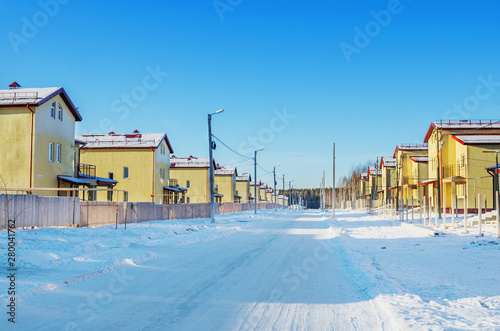 street in the new cottage village © Serg_Zavyalov_photo