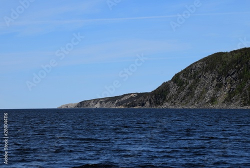 shoreline  along the Bonne Bay in the Gros Morne National Park  Newfoundland and Labrador Canada