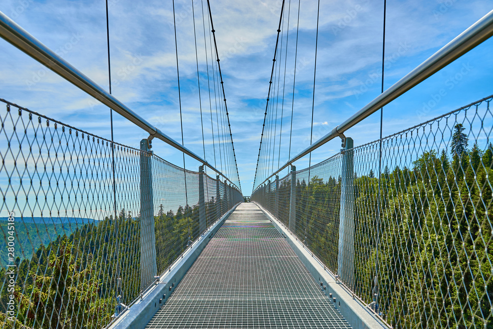Suspension Bridge at town of Suspension Bridge at town of