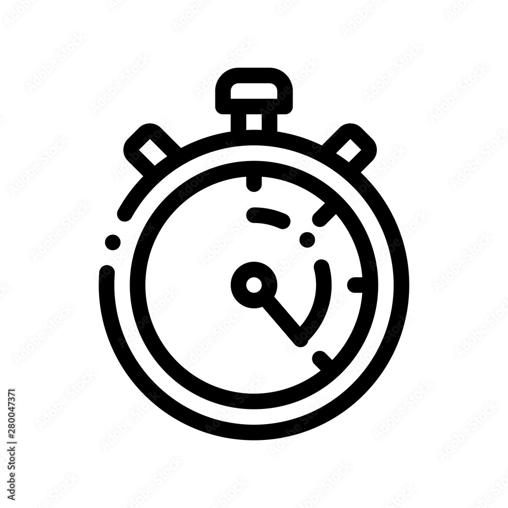 Laundry Service Stop Watch Vector Thin Line Icon. Laundry Service Timer, Washing Clothes Dress Linear Pictogram. Laundromat, Dry-Cleaning, Launderette, Stain Removal Contour Illustration Laundry Service Stop Watch Vector Thin Line Icon. Laundry Service Timer, Washing Clothes Dress Linear Pictogram. Laundromat, Dry-Cleaning, Launderette, Stain Removal Contour Illustration
