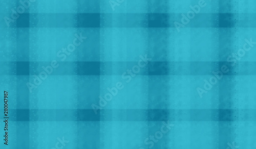 Modern abstract blue background design with layers of textured blue material in squares shapes in random geometric pattern