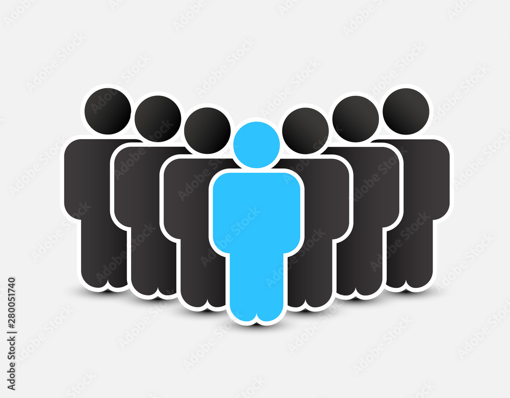 People icon in trendy flat style. Persons symbol for your infographics website design, logo. Crowd signs. Team or user group concept. Isolated on white background. People icon in trendy flat style. Persons symbol for your infographics website design, logo. Crowd signs. Team or user group concept. Isolated on white background.