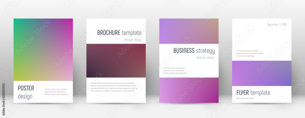 Flyer layout. Minimalistic beautiful template for 