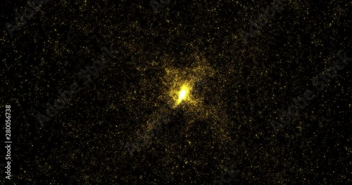 Explosion in universe, space explosion. Supernova. Born the star