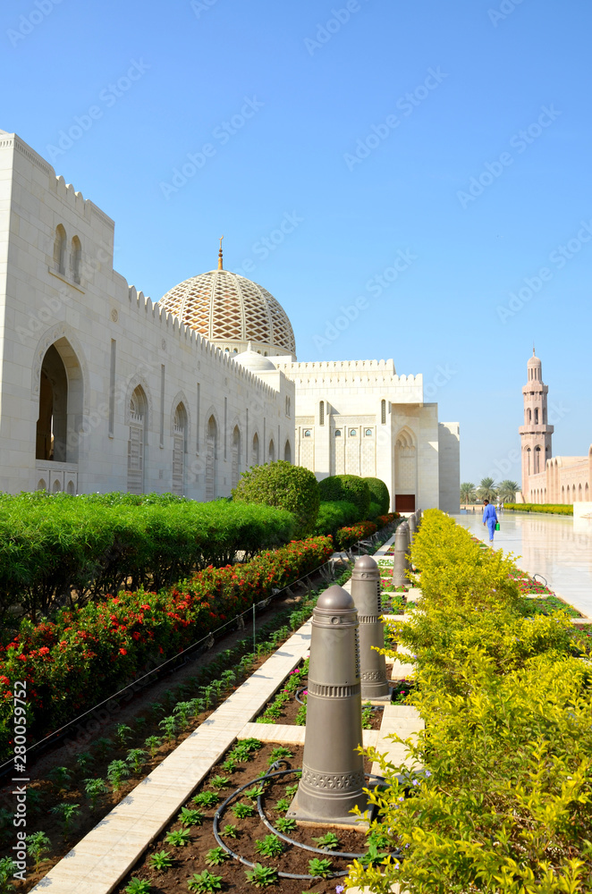 Sultan Qaboos Grand Mosque  Oman Muscat