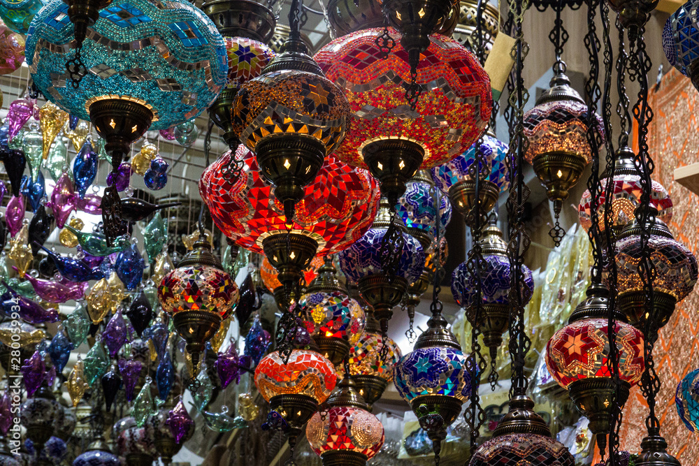 Arabic lanterns in Oman, Muscat