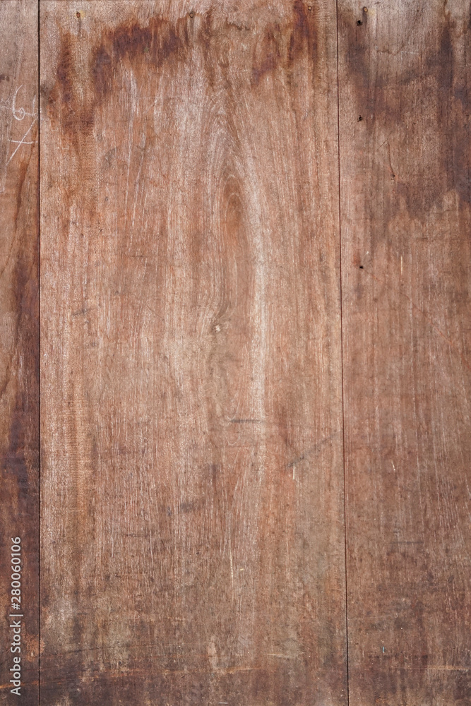 Obraz premium Dark wood texture background surface with old natural pattern
