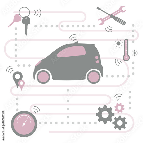 Smart driverless car New transport technologies