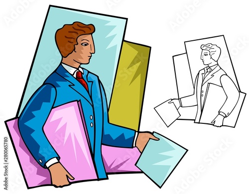 business activity, planning and moving ahead 