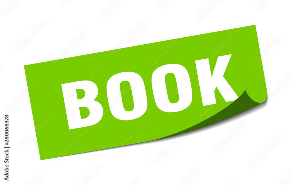 book sticker. book square isolated sign. book book sticker. book square isolated sign. book