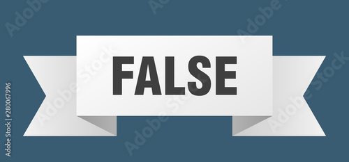 false