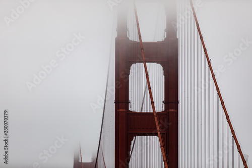 Top of Golden Gate Bridge фототапет