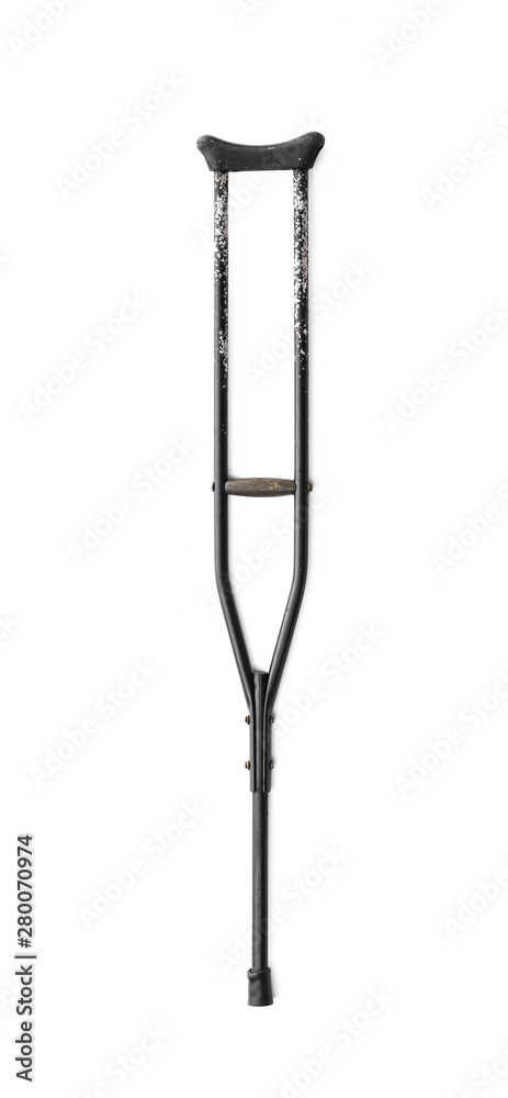 crutches for walking isolated on white background crutches for walking isolated on white background