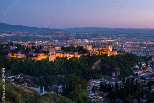 Views of the Alhambra, the Albaicín and the city of Granada © Jorge Fuentes