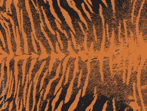 Tiger skin texture pattern background
