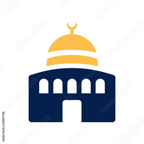 dome of the rock icon from monuments collection