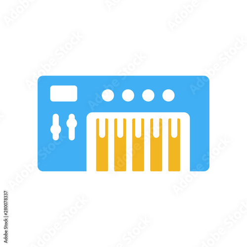 synthesizer icon from music collection