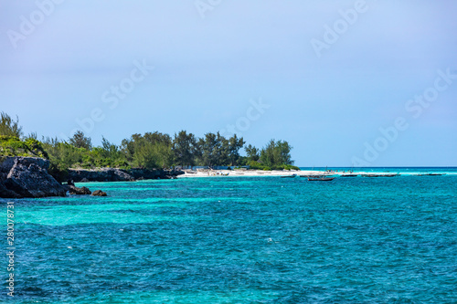 Muyuni white sand beach in Unguja aka Zanzibar Island Tanzania East Africa