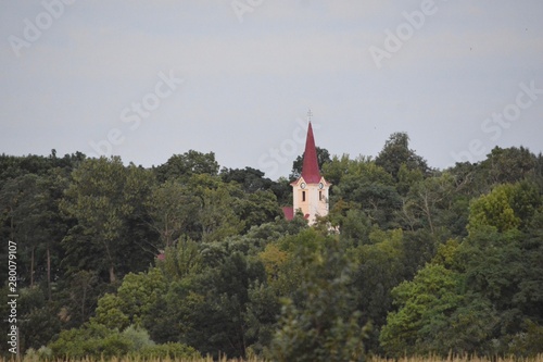 church in forest