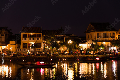 The ancient town of Hoi An at night