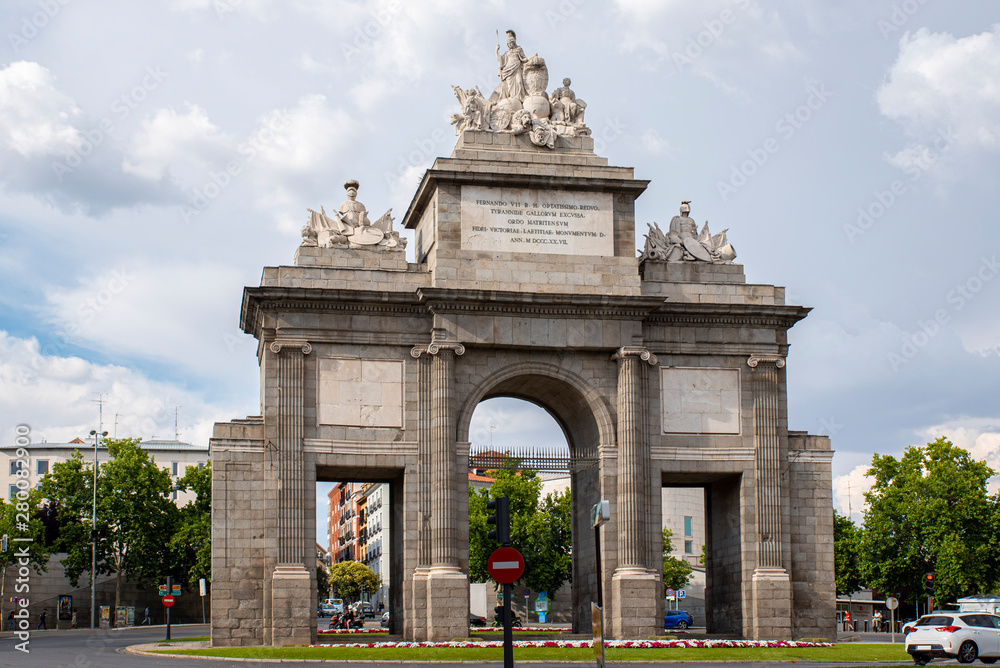 Toledos gate  in Madrid, Spain