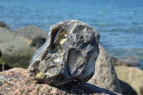Stein mit Loch - Hühnergott am Meer - Ostsee
