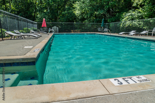 Pool time on a hot summer day