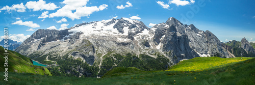 Alpine Dolomites landscape, Italy. photo