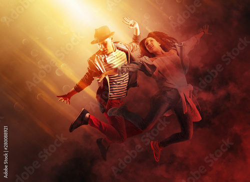 Hip-hop dance party.  Coupl...
