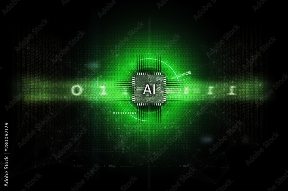 Artificial Intelligence illustration Artificial Intelligence illustration