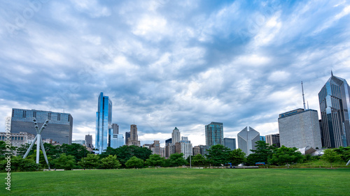 Chicago Skyline from Grant Park