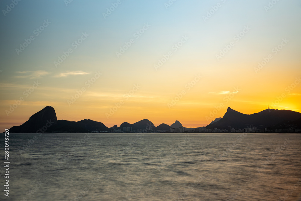 Sunset in Gragoata Niteroi Rio de Janeiro