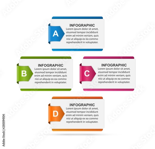 Abstract infographics design template.
