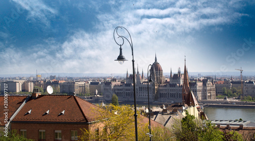 PANORAMIC OF BUDAPEST APRIL 2019 photo