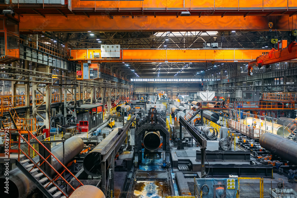 Modern seam pipe factory production line Modern seam pipe factory production line
