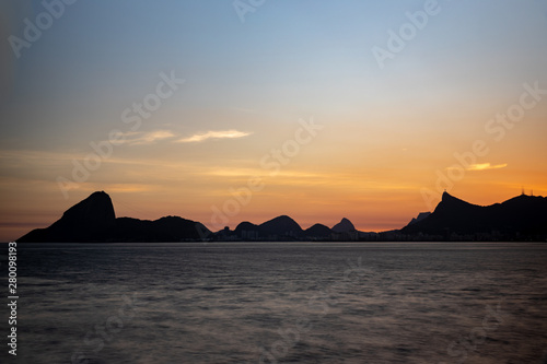 Sunset in Gragoata Niteroi Rio de Janeiro