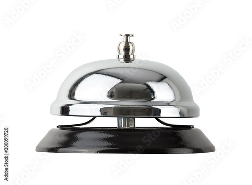 Fotografie, Obraz call bell isolated on white background