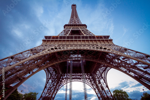 The Eiffel Tower in Paris, France photo