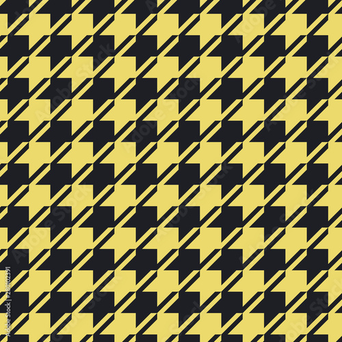 Seamless black and gold vintage textile fashion fabric op art pattern vector