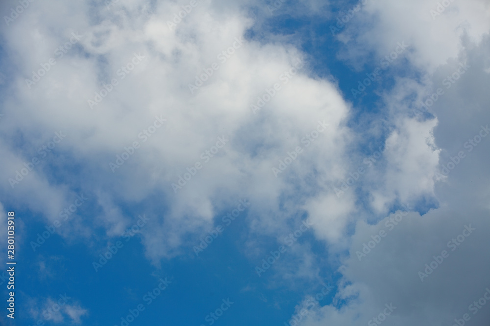 Picturesque textured clouds in the sky at the daytime Picturesque textured clouds in the sky at the daytime