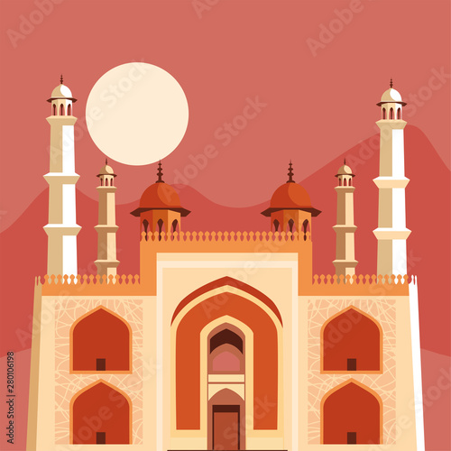 india independence day flat design