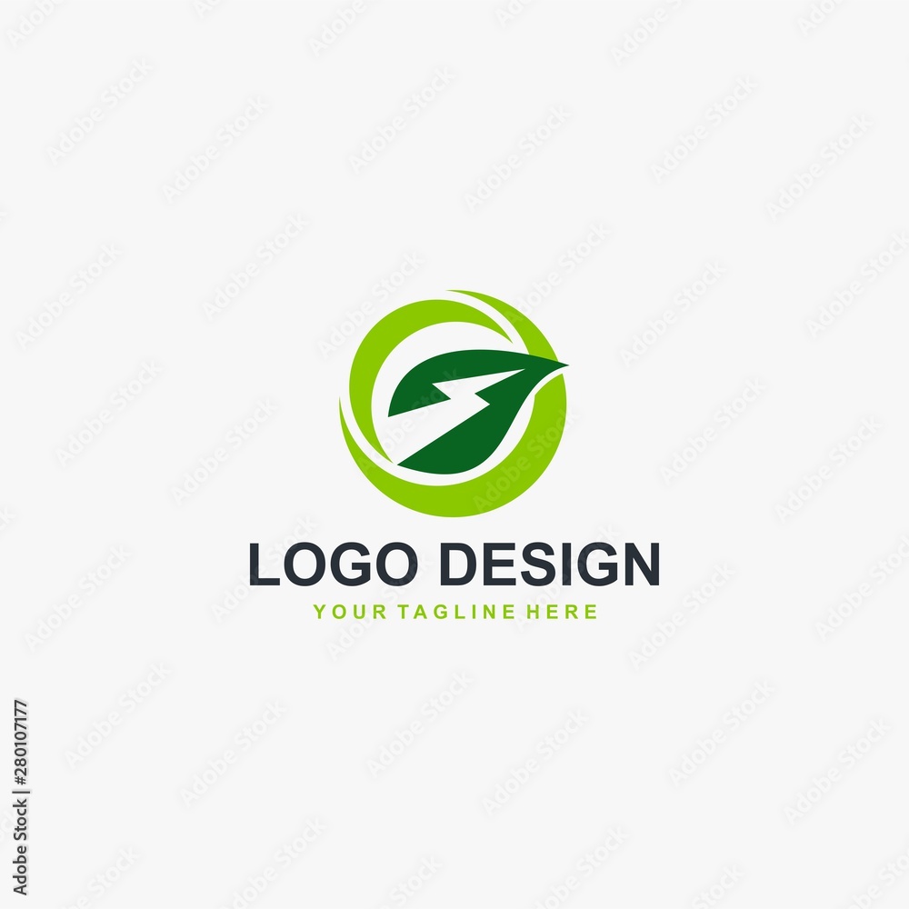 Letter O and leaf icon design, ecology natural illustration energy - Vector Letter O and leaf icon design, ecology natural illustration energy - Vector