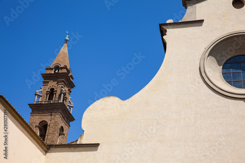 Basilica of the Holy Spirit built on 1487  at the Oltrarno quarter in Florence photo